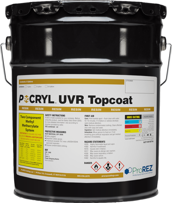 ProCRYL UVR Resin 6 Gallon Pail