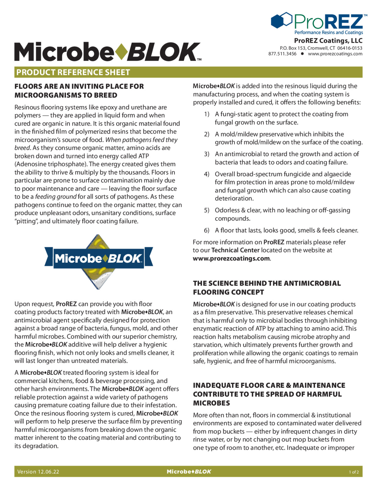 MicrobeBLOK Product Reference Sheet thumbnail