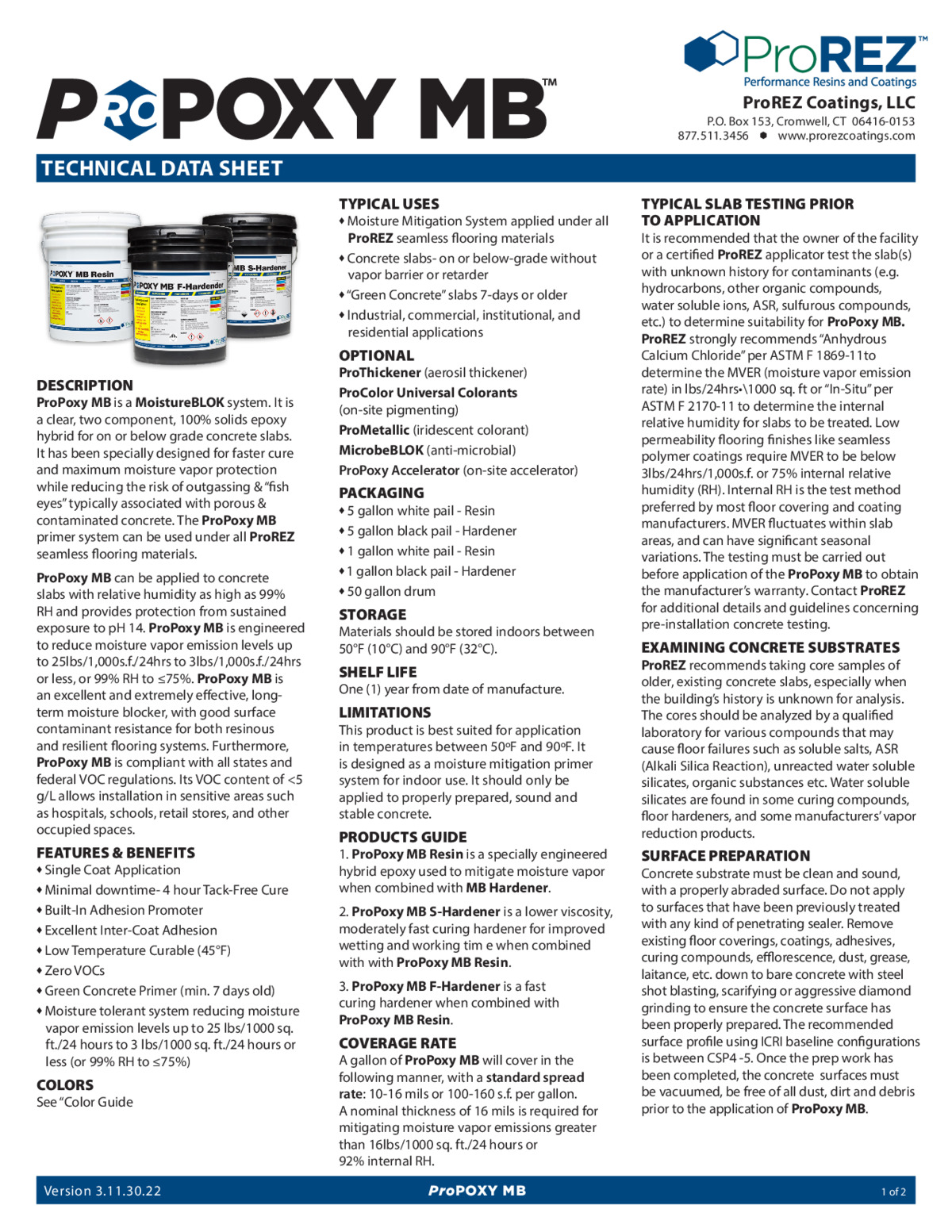 ProPoxy MB Technical Data Sheet thumbnail