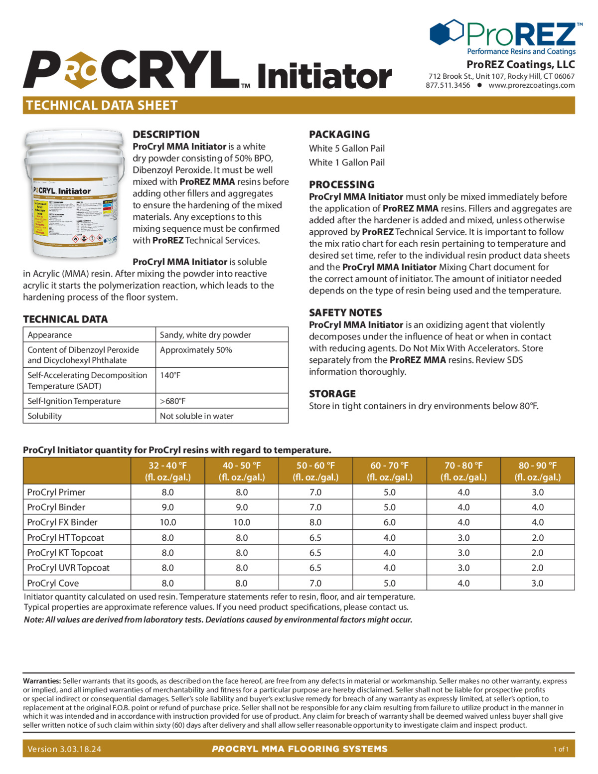 ProCryl Initiator Technical Data Sheet thumbnail