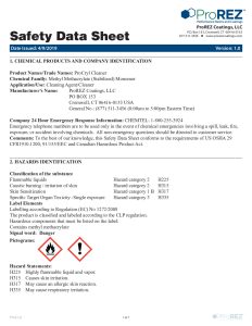 ProCryl Cleaner Safety Data Sheet thumbnail