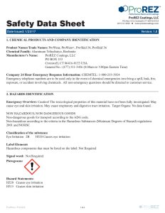 ProWear ProSkid Safety Data Sheet thumbnail