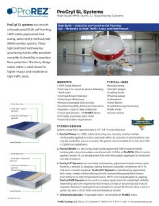 ProCryl SL/SLB System Data Sheet thumbnail