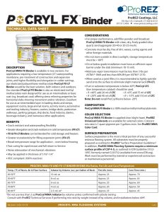 ProCryl FX Binder Technical Data Sheet thumbnail